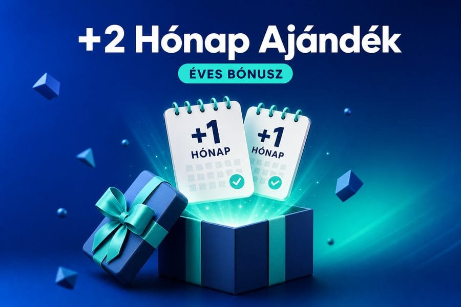 +2 hónap ajándék