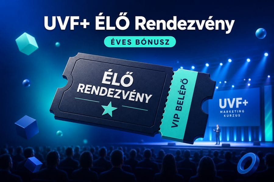 UVF+ ÉLŐ rendezvény részvétel