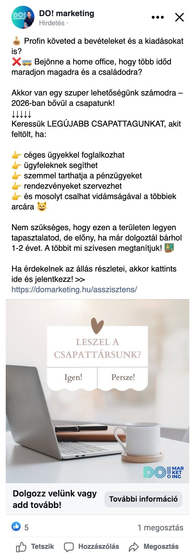 <b>Ügyfélszolgálati asszisztens</b>