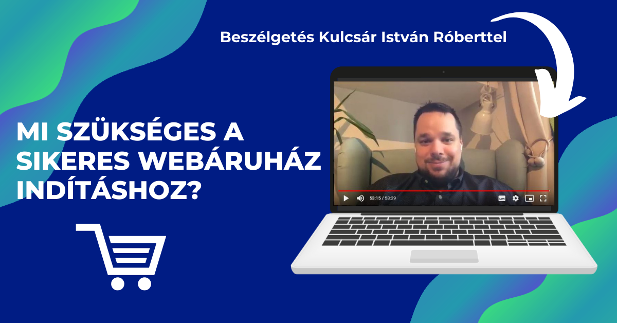 webshop indítás